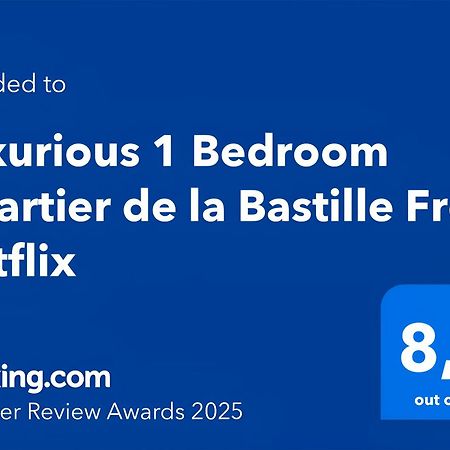 Luxurious 1 Bedroom Quartier De La Bastille Free Netflix Paris Exterior foto
